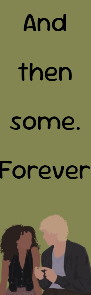 And Then Some, Forever — handmade bookmark